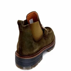 Masculin|Mocassins<Ivoire0036a Bottines Ivoire Cv5059 Daim Olive Vert