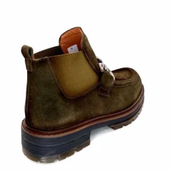 Masculin|Mocassins<Ivoire0036a Bottines Ivoire Cv5059 Daim Olive Vert