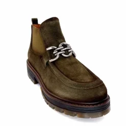 Masculin|Mocassins<Ivoire0036a Bottines Ivoire Cv5059 Daim Olive Vert