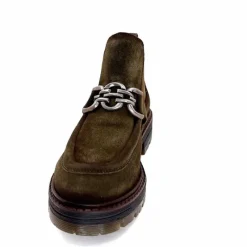 Masculin|Mocassins<Ivoire0036a Bottines Ivoire Cv5059 Daim Olive Vert