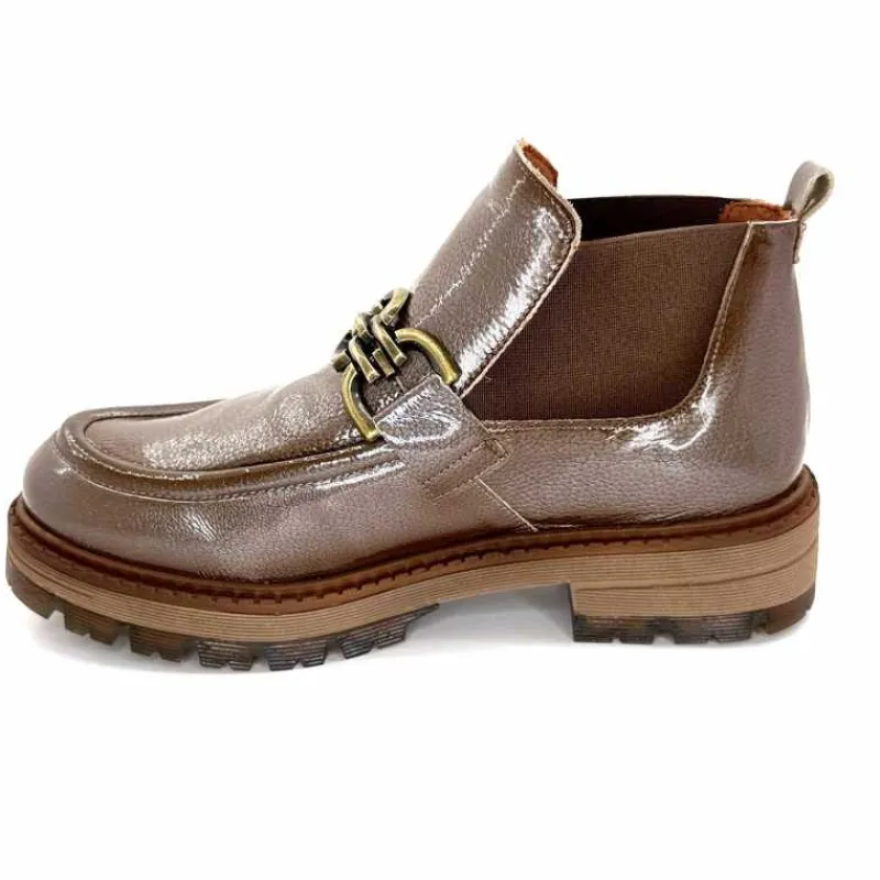 Masculin|Bottines<Ivoire0036a Bottines Ivoire Cv5059 Vernis Taupe