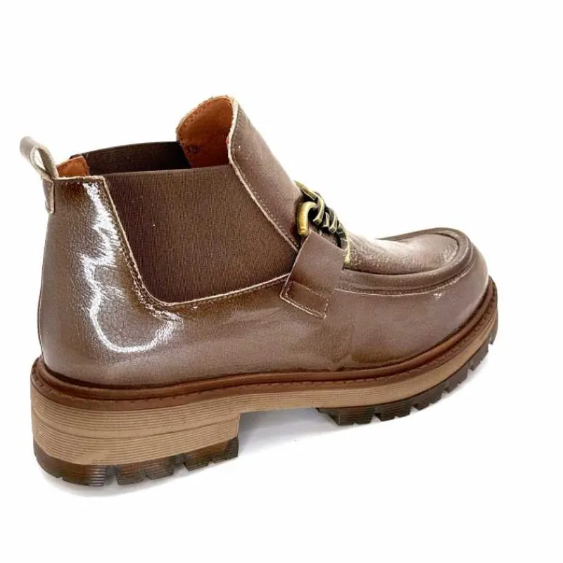 Masculin|Bottines<Ivoire0036a Bottines Ivoire Cv5059 Vernis Taupe