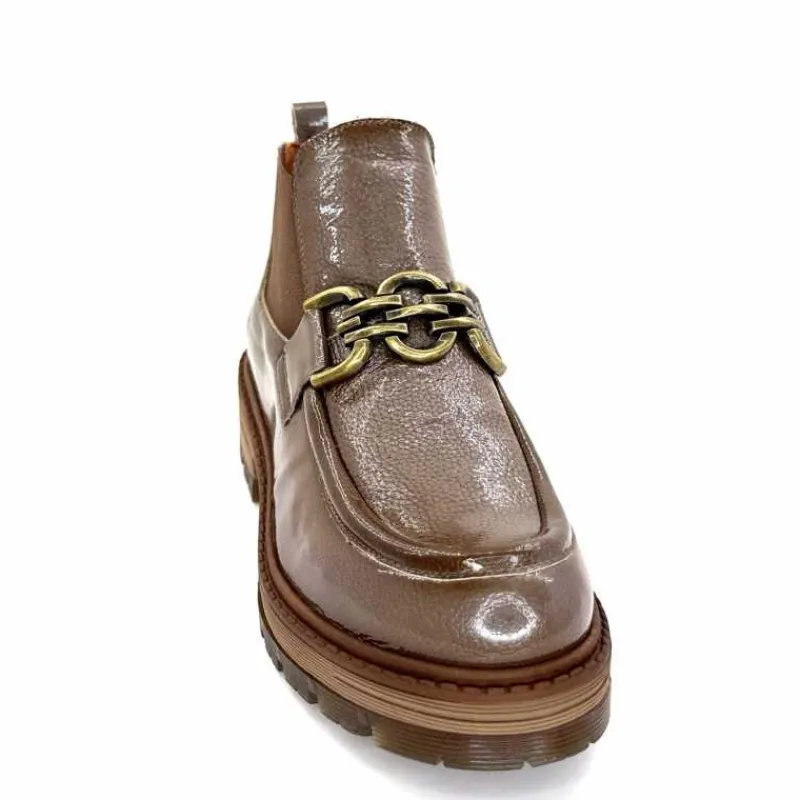 Masculin|Bottines<Ivoire0036a Bottines Ivoire Cv5059 Vernis Taupe