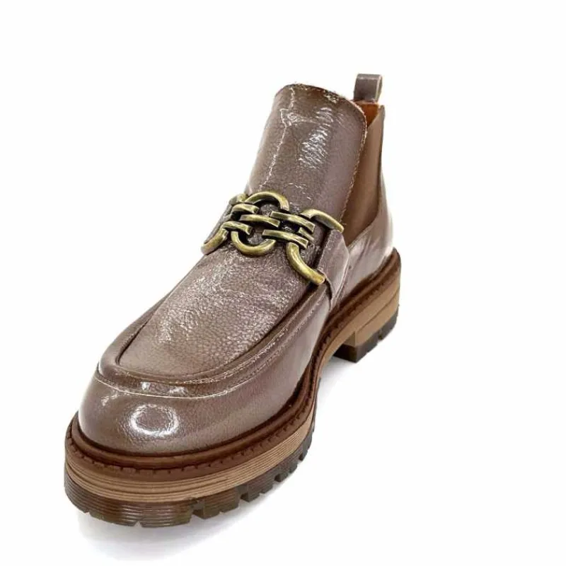 Masculin|Bottines<Ivoire0036a Bottines Ivoire Cv5059 Vernis Taupe