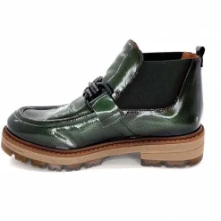 Masculin<Ivoire0036a Bottines Ivoire Cv5059 Vernis Olive Vert
