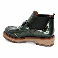 Masculin<Ivoire0036a Bottines Ivoire Cv5059 Vernis Olive Vert
