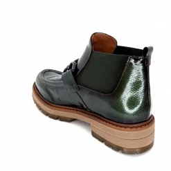 Masculin<Ivoire0036a Bottines Ivoire Cv5059 Vernis Olive Vert