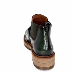 Masculin<Ivoire0036a Bottines Ivoire Cv5059 Vernis Olive Vert
