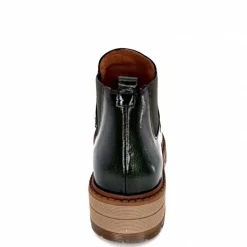 Masculin<Ivoire0036a Bottines Ivoire Cv5059 Vernis Olive Vert