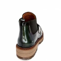 Masculin<Ivoire0036a Bottines Ivoire Cv5059 Vernis Olive Vert