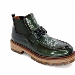 Masculin<Ivoire0036a Bottines Ivoire Cv5059 Vernis Olive Vert