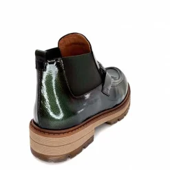 Masculin<Ivoire0036a Bottines Ivoire Cv5059 Vernis Olive Vert