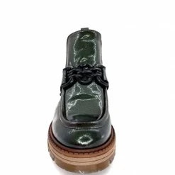 Masculin<Ivoire0036a Bottines Ivoire Cv5059 Vernis Olive Vert