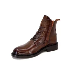 Basic|Bottines<Ivoire0460a Bottines Ivoire Jobert Cuir Marron