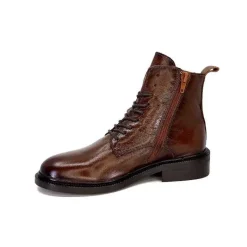 Basic|Bottines<Ivoire0460a Bottines Ivoire Jobert Cuir Marron