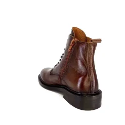 Basic|Bottines<Ivoire0460a Bottines Ivoire Jobert Cuir Marron