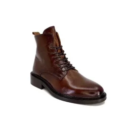 Basic|Bottines<Ivoire0460a Bottines Ivoire Jobert Cuir Marron