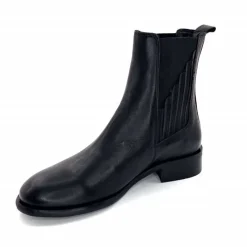 Masculin|Basic<marcha / m.moustafa Bottines Ivoire Lot 3068 Cuir Noir