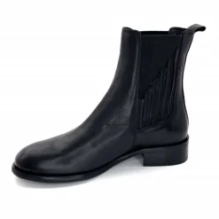 Masculin|Basic<marcha / m.moustafa Bottines Ivoire Lot 3068 Cuir Noir