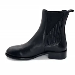 Masculin|Basic<marcha / m.moustafa Bottines Ivoire Lot 3068 Cuir Noir