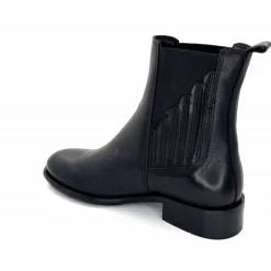 Masculin|Basic<marcha / m.moustafa Bottines Ivoire Lot 3068 Cuir Noir