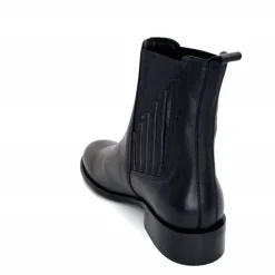 Masculin|Basic<marcha / m.moustafa Bottines Ivoire Lot 3068 Cuir Noir