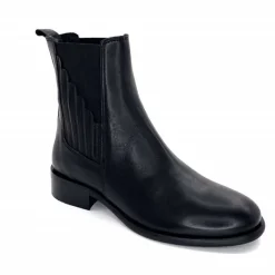 Masculin|Basic<marcha / m.moustafa Bottines Ivoire Lot 3068 Cuir Noir