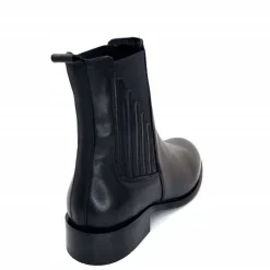 Masculin|Basic<marcha / m.moustafa Bottines Ivoire Lot 3068 Cuir Noir