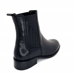 Masculin|Basic<marcha / m.moustafa Bottines Ivoire Lot 3068 Cuir Noir