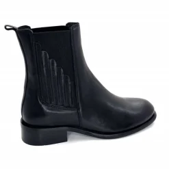 Masculin|Basic<marcha / m.moustafa Bottines Ivoire Lot 3068 Cuir Noir