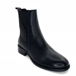 Masculin|Basic<marcha / m.moustafa Bottines Ivoire Lot 3068 Cuir Noir