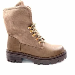 Montagne|Fourrure<svetonio - h.l calzature srl Bottines Ivoire Qbm229108-28 Cuir &amp; Daim Taupe