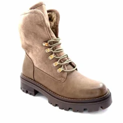 Montagne|Fourrure<svetonio - h.l calzature srl Bottines Ivoire Qbm229108-28 Cuir &amp; Daim Taupe