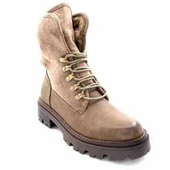 Montagne|Fourrure<svetonio - h.l calzature srl Bottines Ivoire Qbm229108-28 Cuir &amp; Daim Taupe