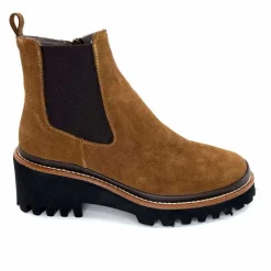 Masculin|Elégant<XSA Bottines Légère 9829 Cuir Daim Marron