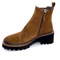 Masculin|Elégant<XSA Bottines Légère 9829 Cuir Daim Marron