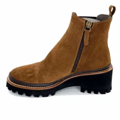 Masculin|Elégant<XSA Bottines Légère 9829 Cuir Daim Marron