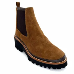 Masculin|Elégant<XSA Bottines Légère 9829 Cuir Daim Marron