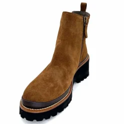 Masculin|Elégant<XSA Bottines Légère 9829 Cuir Daim Marron