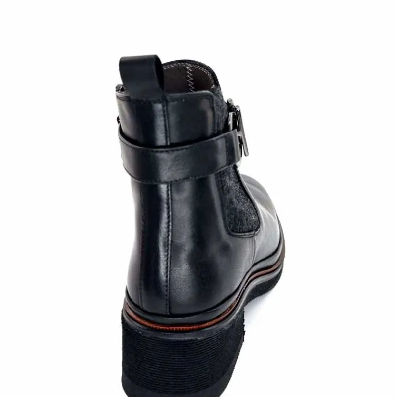 Bottines<XSA Bottines Légères 0180 Cuir Noir