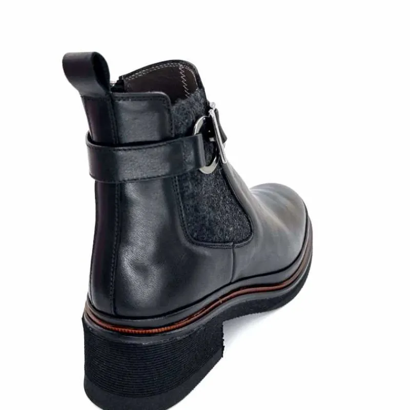 Bottines<XSA Bottines Légères 0180 Cuir Noir