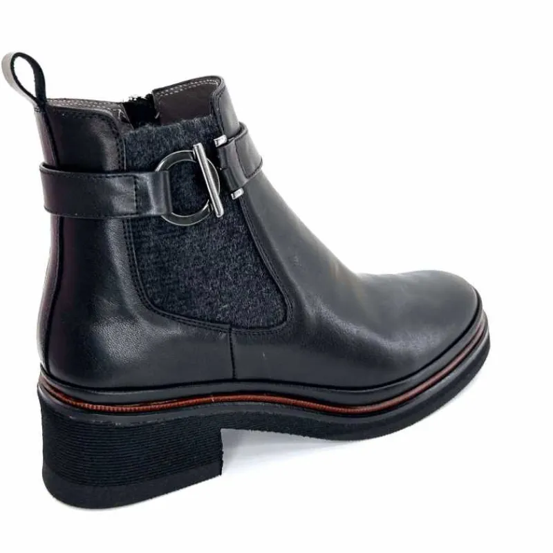 Bottines<XSA Bottines Légères 0180 Cuir Noir