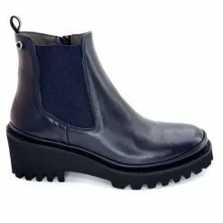 Bottines<XSA Bottines Légères 9829 Cuir Marine