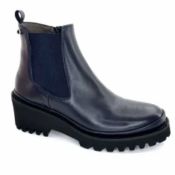 Bottines<XSA Bottines Légères 9829 Cuir Marine