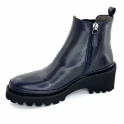 Bottines<XSA Bottines Légères 9829 Cuir Marine