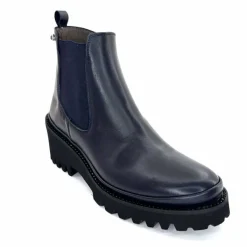 Bottines<XSA Bottines Légères 9829 Cuir Marine