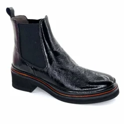 Bottines<XSA Bottines Légères 9176 Cuir Vernis Naplack Noir