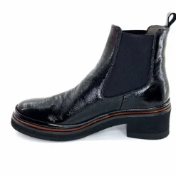Bottines<XSA Bottines Légères 9176 Cuir Vernis Naplack Noir