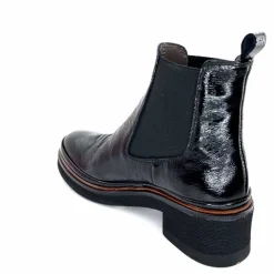Bottines<XSA Bottines Légères 9176 Cuir Vernis Naplack Noir