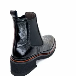 Bottines<XSA Bottines Légères 9176 Cuir Vernis Naplack Noir